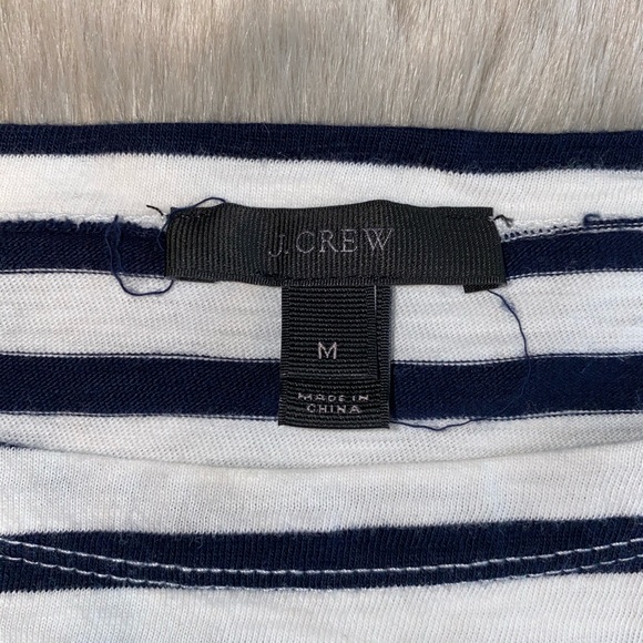 J. Crew Hello Sailor Red White Blue Size Medium - Picture 2 of 3